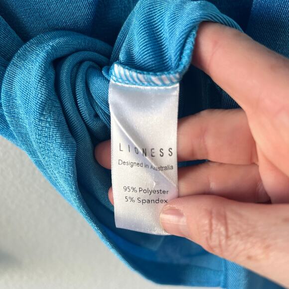 Princess Polly Lioness Montana Dress Blue Size Small - Picture 6 of 7